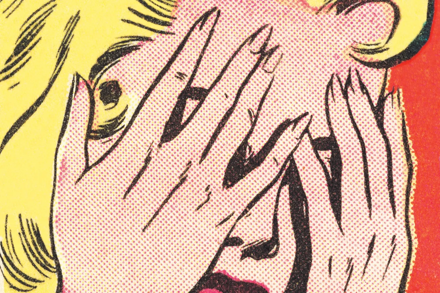 Graphic of woman crying Pic: Getty