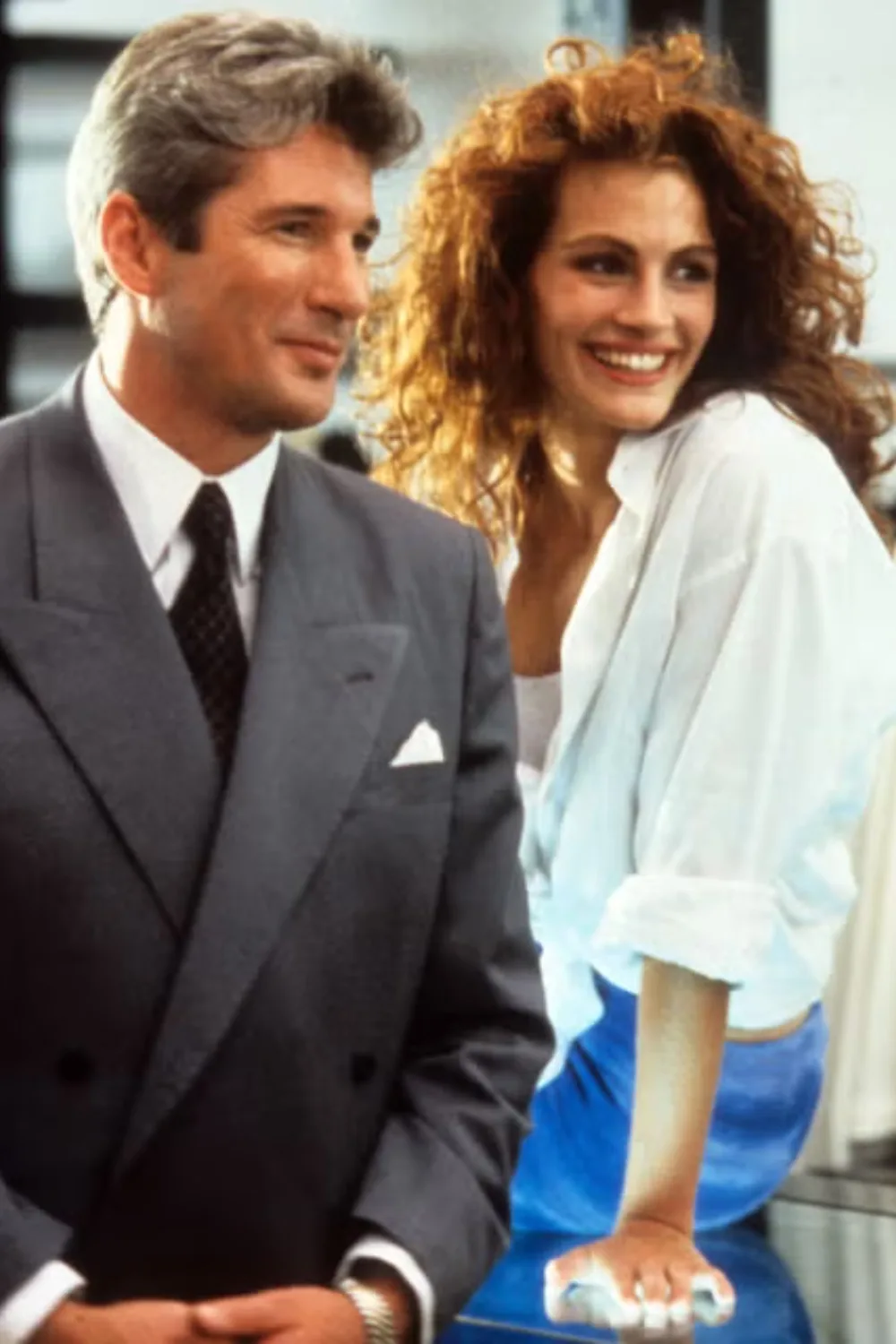 Richard Gere and Julia Roberts in Pretty Woman.