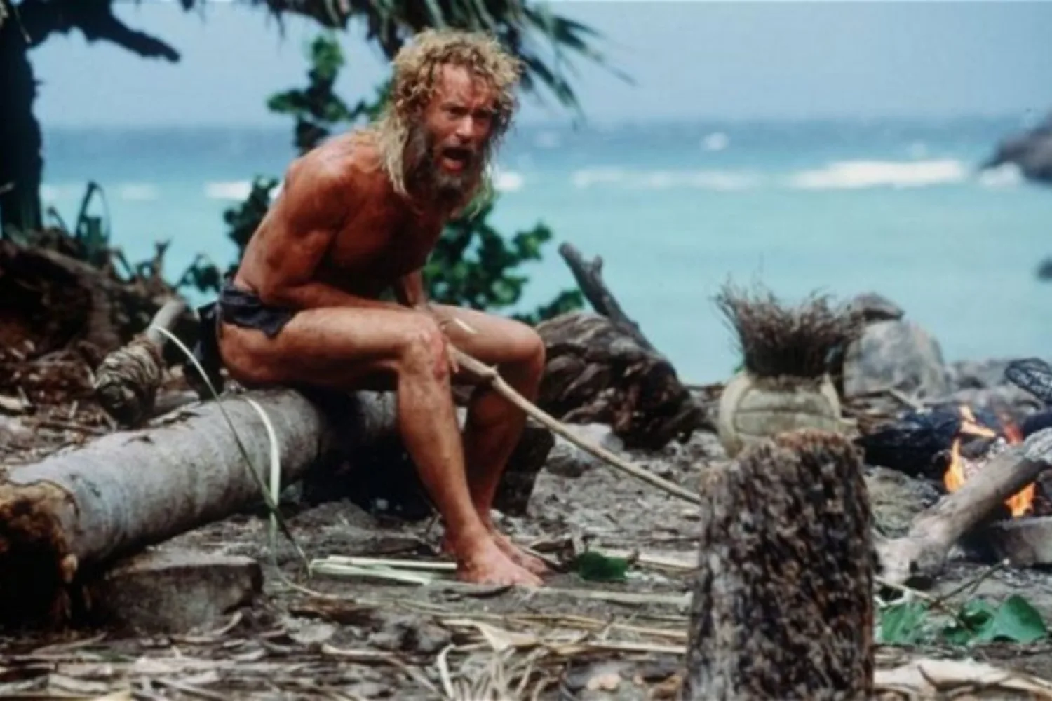 Tom Hanks in Castaway 