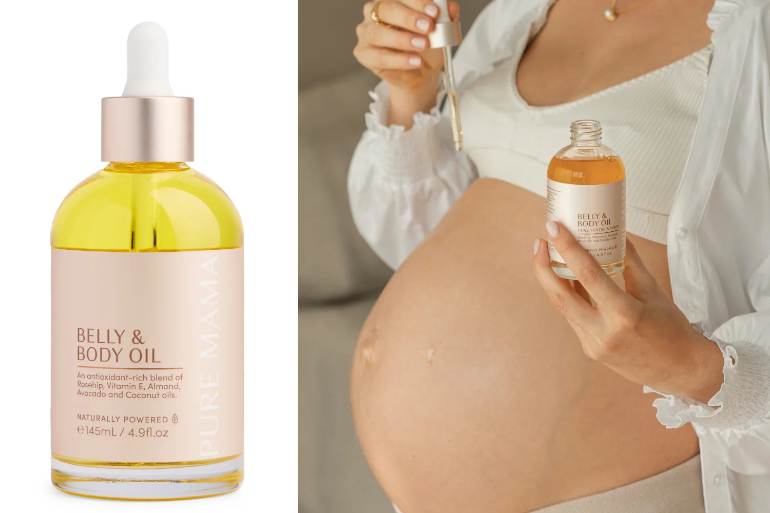 The Belly & Body Oil.