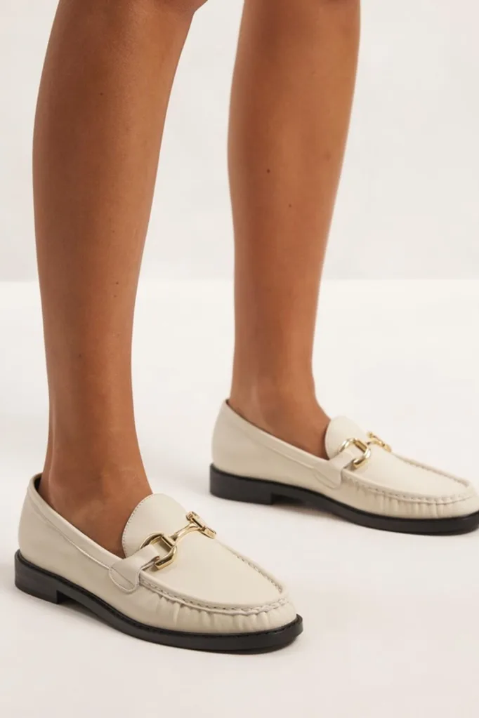 white loafers