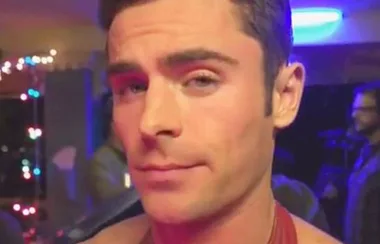 Zac Efron Wears Red Leather Dress in Neighbours 2 Teaser