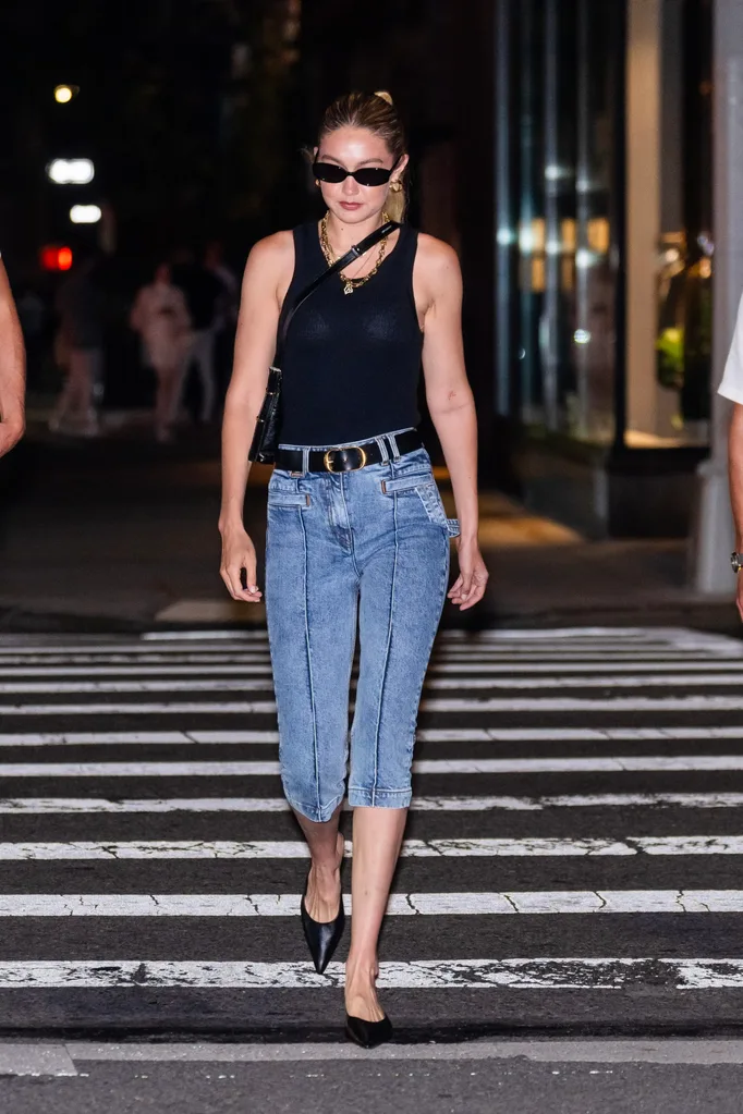 Gigi Hadid walking