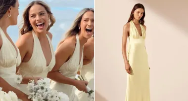 We Found Margot Robbie’s Exact Yellow Bridesmaid Dress