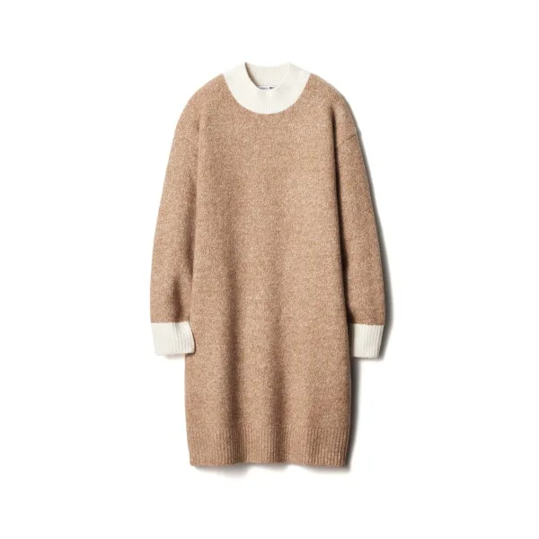 JW Anderson Colour Mix High Neck Long Sleeve Dress, $79.90 at Uniqlo