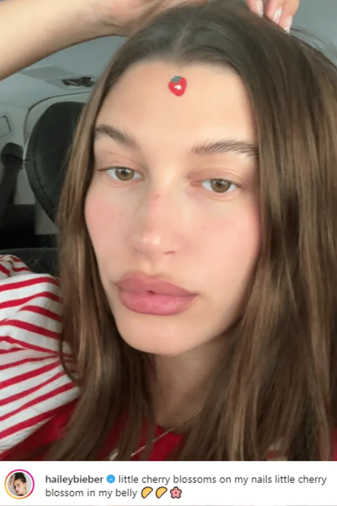 Hailey Bieber Instagram Baby Name Hint
