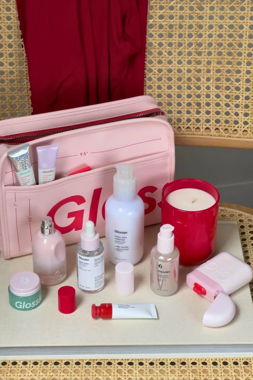 glossier-flatlay