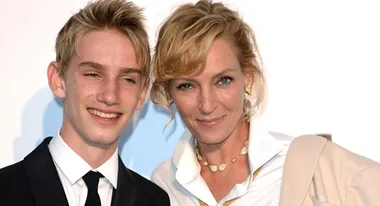Uma Thurman took her look-alike son as her date to the AmFAR Gala