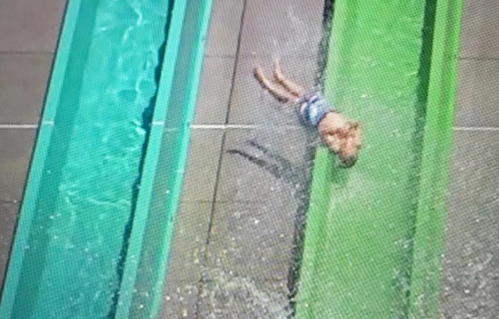 Horror as 10-year-old flies off fun park waterslide