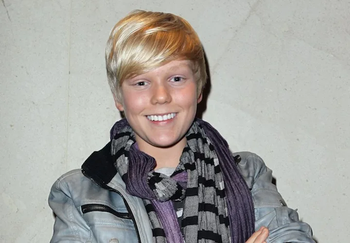 Jack Vidgen when he was younger