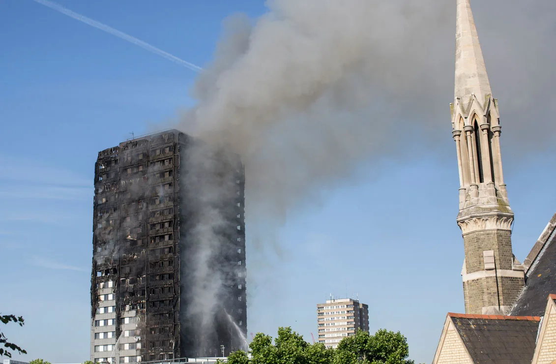 Joy as London fire disaster kids found safe