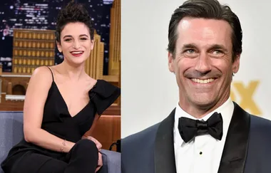 Jon Hamm and Jenny Slate spotted out on movie date