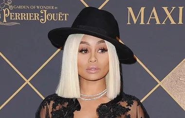 Blac Chyna steps out in sheer lace dress
