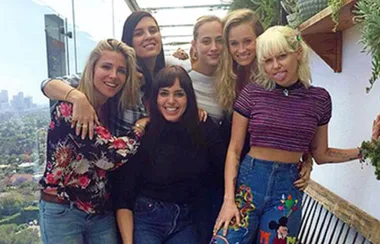 Miley Cyrus Lunches with Liam Hemsworth’s Sister-In-Law Elsa Pataky