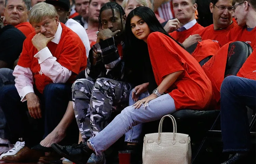 Travis Scott makes his first public outing after daughter Stormi's