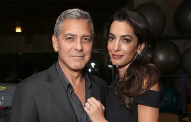 George and Amal Clooney step out for the first time with newborn twins