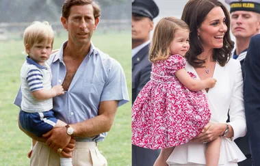 Princess Charlotte wears uncle Harry’s 1986 shoes in Poland