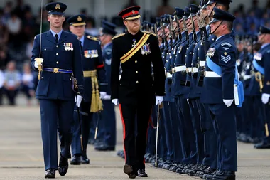Prince Harry has never looked more handsome than he does today in his uniform