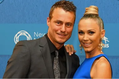 Bec and Lleyton Hewitt’s daughter Mia makes her modelling debut in new photos