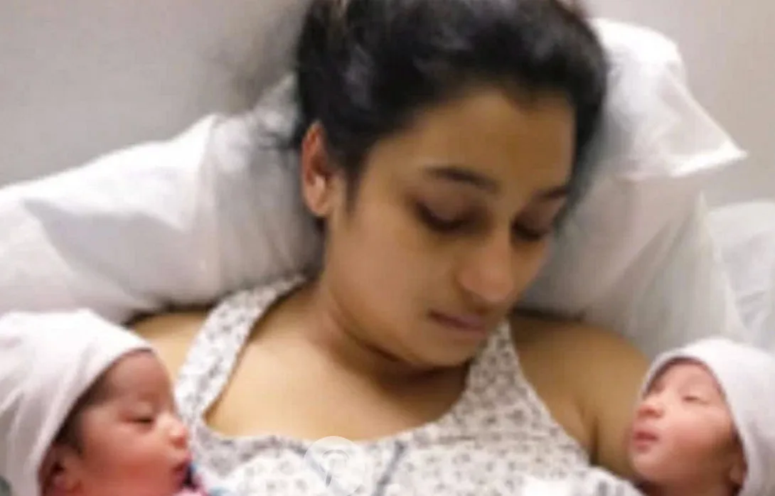 Newborn twins orphaned after mother dies the same day as their father’s funeral