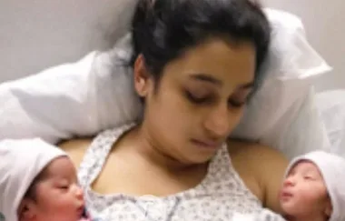Newborn twins orphaned after mother dies the same day as their father’s funeral