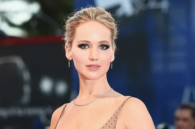 Jennifer Lawrence stuns in black tie couture at the Venice Film Festival