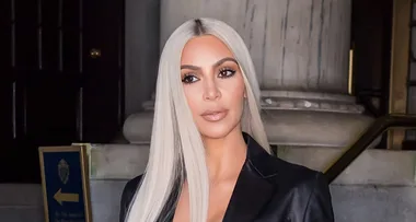Kim Kardashian just shared the first photo since her third child was born