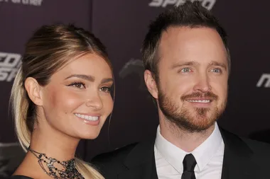 Aaron Paul and his wife Lauren Parsekian are expecting their first child