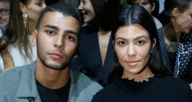 Kourtney Kardashian Is All Smiles as She Cuddles Younes Bendjima Under the Stars