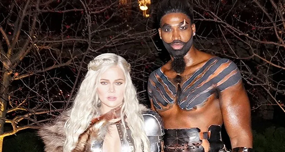 Khloe Kardashian bares her stomach in Game of Thrones costume WHO