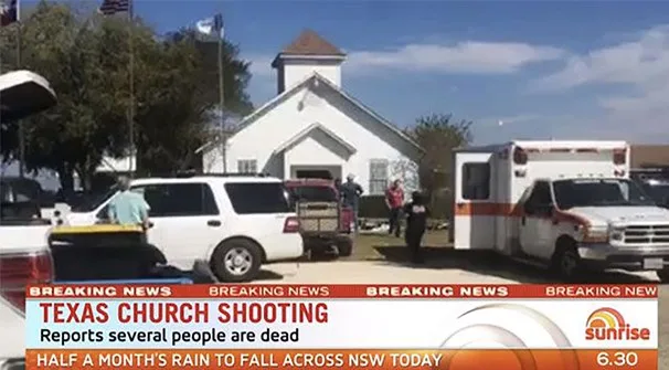 Up to 27 people killed in Texas church shooting