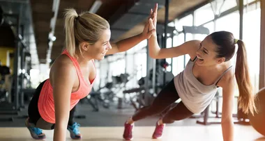 It’s better to work out with other people than by yourself