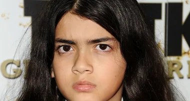 Blanket Jackson makes rare appearance in family Christmas photo