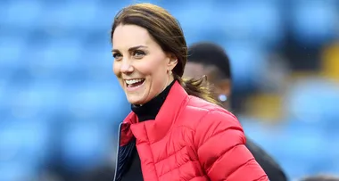 Pregnant Kate Middleton Shows Hint of Baby Bump on the Soccer Field with Prince William