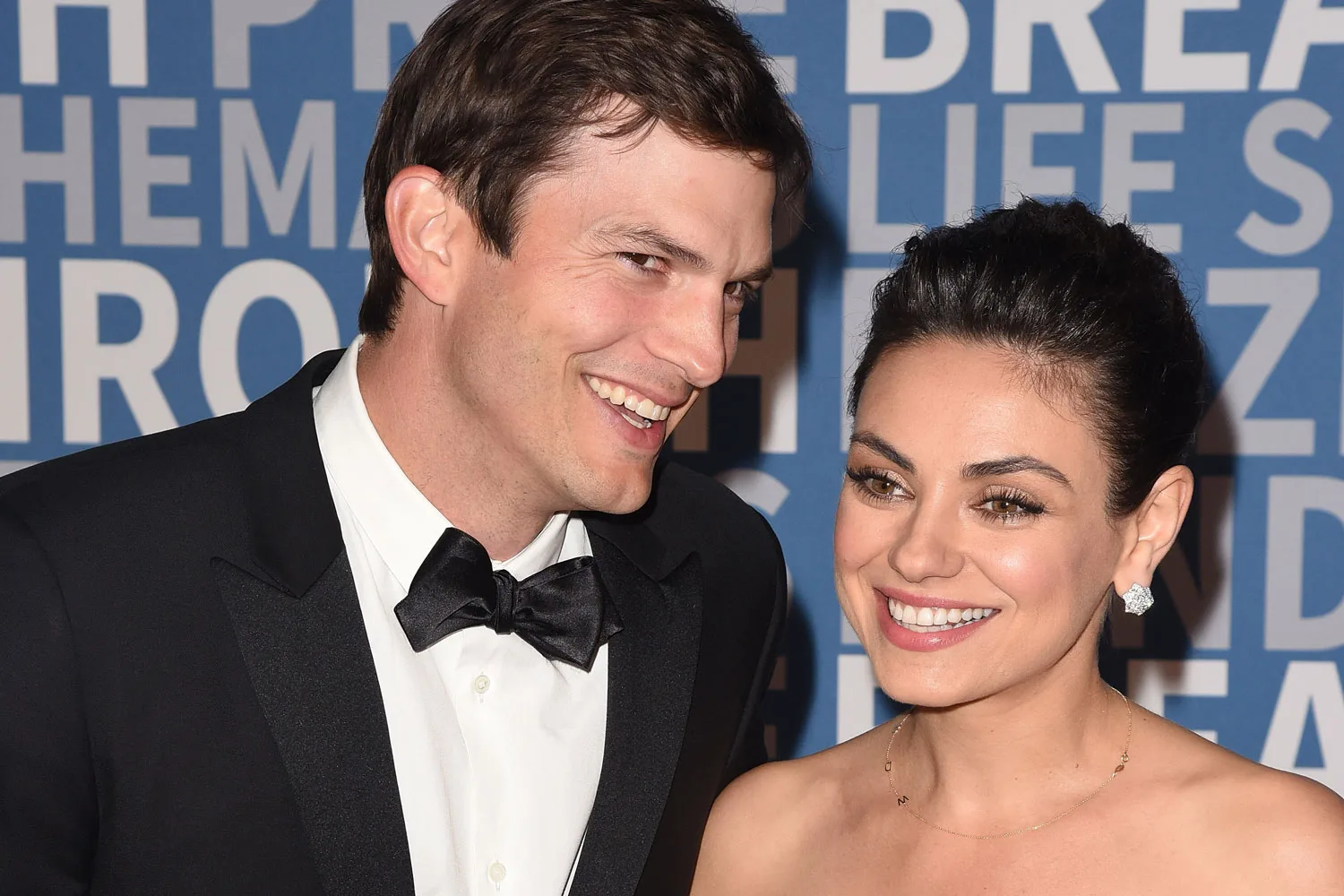 Ashton Kutcher and Mila Kunis share a sweet date at the Dodgers game