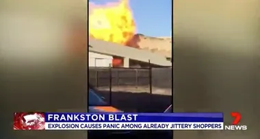 Huge explosion rocks shopping centre