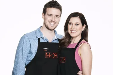 My Kitchen Rules stars Damo and Caz welcome a baby girl
