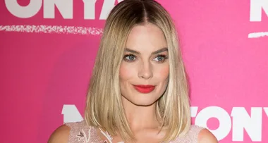 Margot Robbie is pretty in pink at Paris premiere