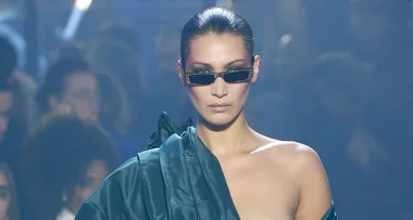 Bella Hadid suffers wardrobe malfunction on the runway