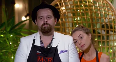 MKR’s Alex and Emily let down by their dessert