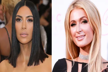 Kim Kardashian shares photos of Paris Hilton as the heiress becomes her clone for Yeezy campaign