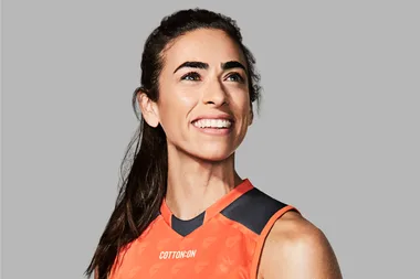Kicking goals: Amanda Farrugia