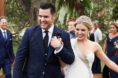 Wonderland and Home And Away star Ben Mingay marries Kirby Burgess in Sydney wedding