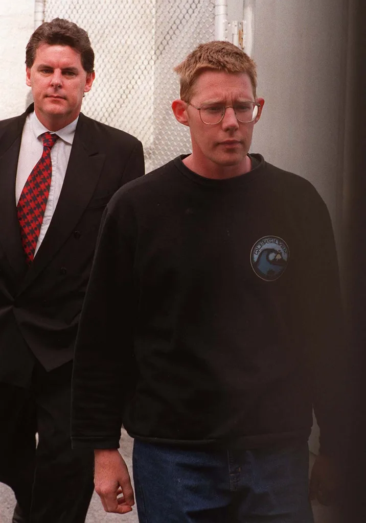 Chris Lewis (front) in 1996.