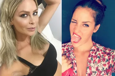 Megan Marx and Elora Murger share a steamy kiss on Bachelor In Paradise