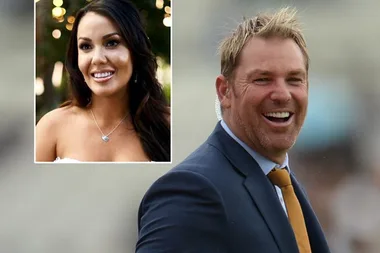 Shane Warne shows Davina Rankin some love on Instagram