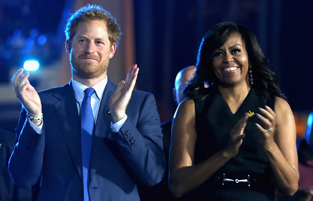 prince harry michelle obama