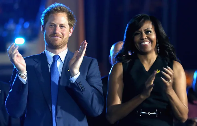 prince harry michelle obama