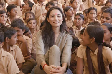 Jessica Gomes visits India with World Vision