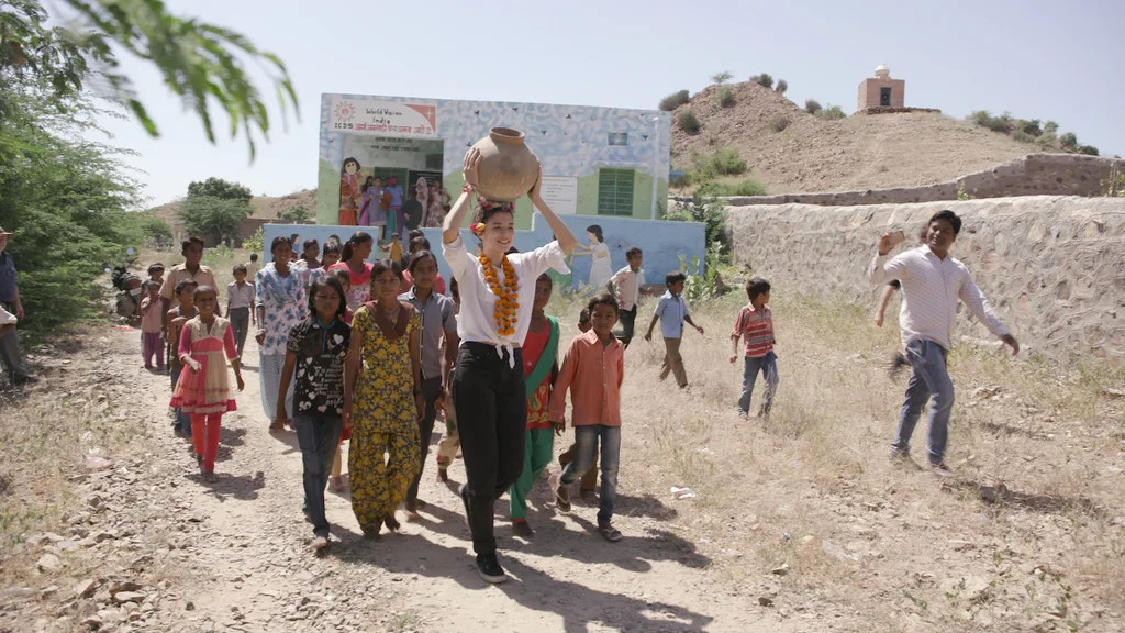 Jessica Gomes in India with World Vision